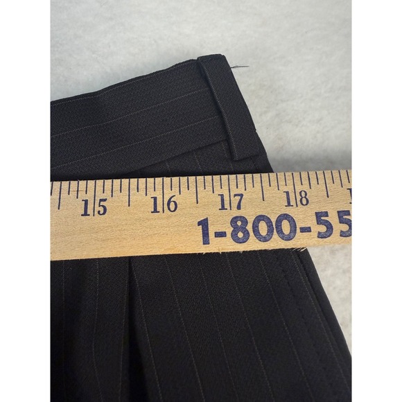 Hart Schaffner & Marx Men's 2 Piece Suit Black Pinstripe Pants Matching Jacket - Picture 5 of 14